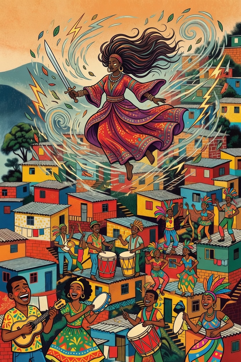 Brazilian favela life