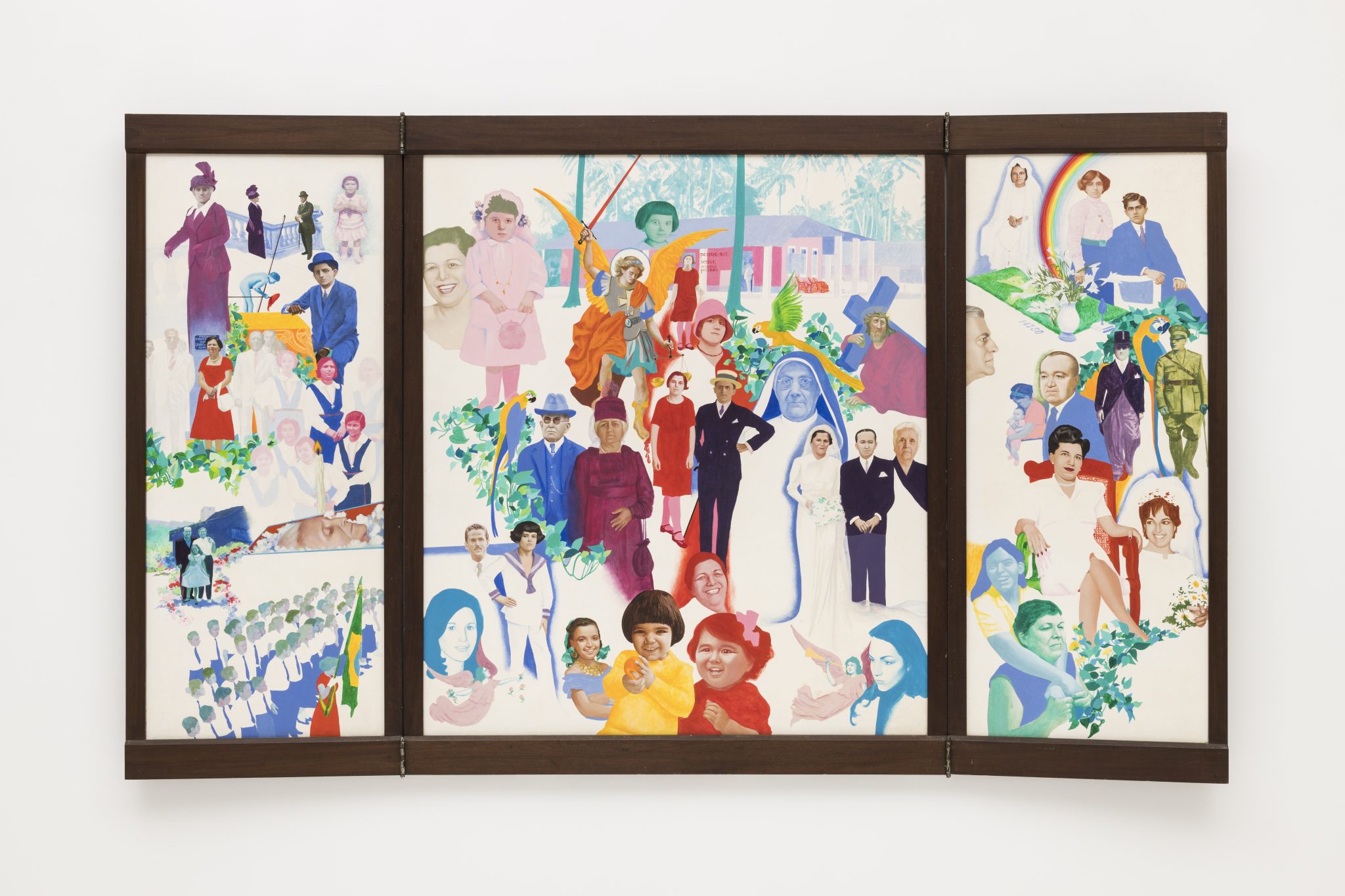 Glauco Rodrigues, ‘Retrato de Henriette Amado’, 1970, acrylic on canvas on wood