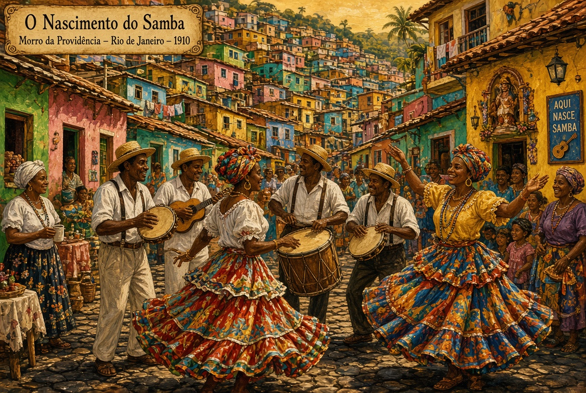 birth of Samba in the Brazilian Favelas